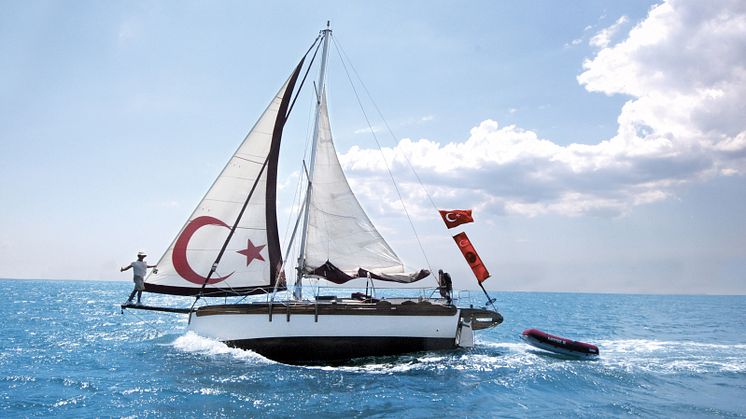 Turkish solo sailor Özkan Gülkaynak, pictured onboard Kayitsiz III, is a special guest at Karpaz Gate Marina for this year’s Caretta Caretta Yacht Rally