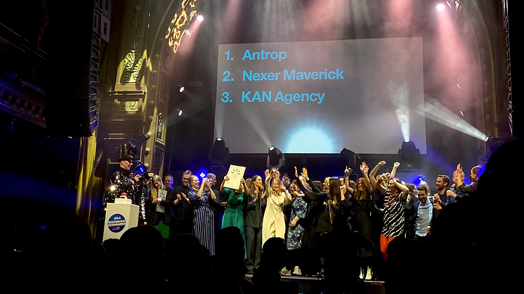 Nexer Maverick on the podium in Agency of the Year
