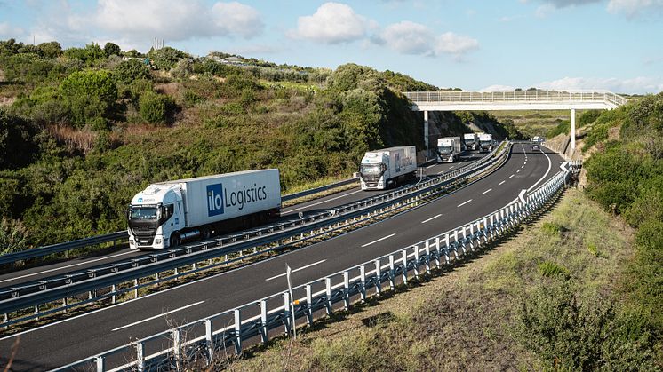 LNG-Lkw auf der Autobahn