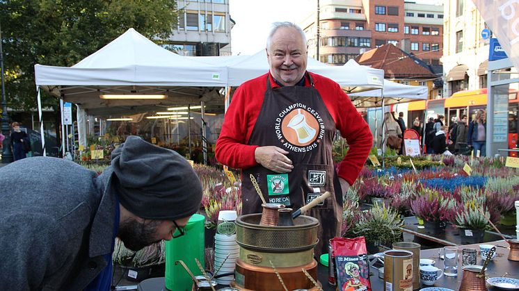 Stort kaffemarked i Oslo 1. oktober