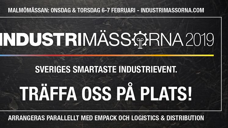 Industrimässorna 2019 - Procurator visar vendingmaskinen SavePro samt Worksafe arbetshandskar och arbetskläder