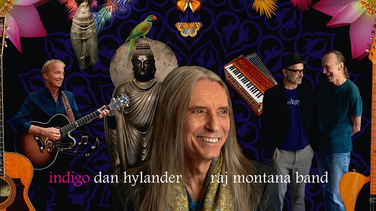 Dan Hylander och Raj Montana Band gör comeback med albumet "indigo" 28 september