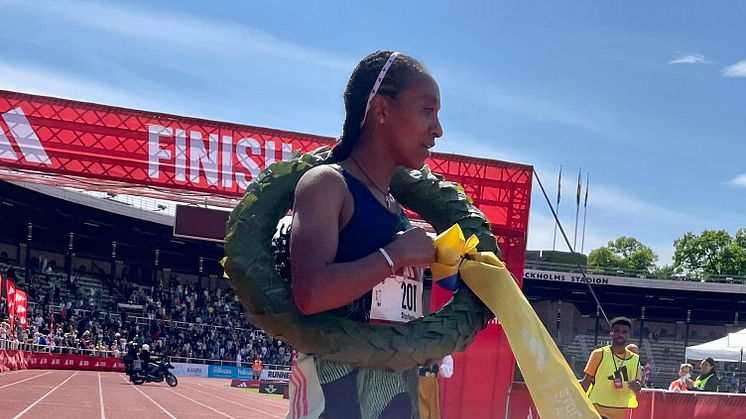 Sifan Melaku, Etiopien vann adidas Stockholm Marathon 2023