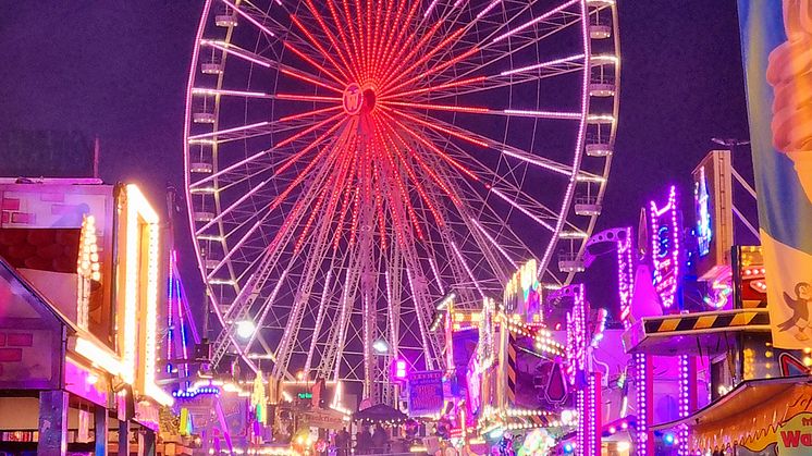 Das Wahrzeichen der Annaberger KÄT - das Riesenrad (Foto: Annett Flämig, Stadt Annaberg-Buchholz)