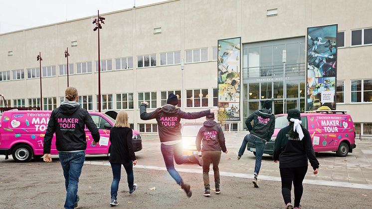 Tekniska museets MakerTour-gäng kommer till Göteborg. Foto Anna Gerdén