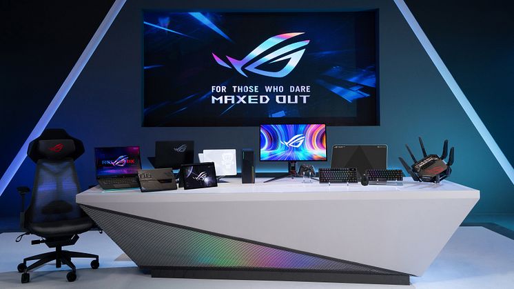 ASUS Republic of Gamers Maxes Out Performance at CES 2023, All on-stage products