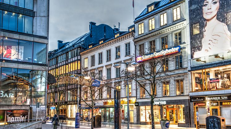 Stena Fastigheter hyr ut 2 000 kvm på Drottninggatan i centrala Stockholm