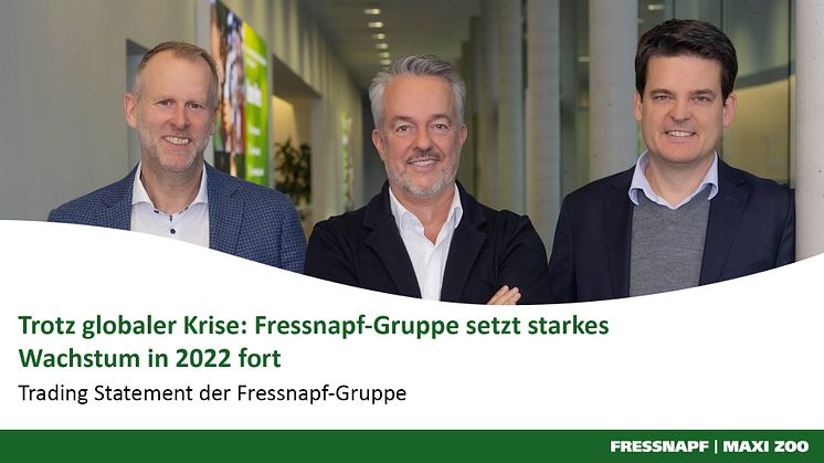 Trotz globaler Krise: Fressnapf-Gruppe setzt starkes Wachstum in 2022 fort