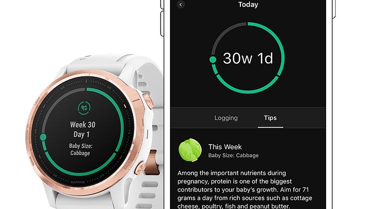 Garmin Pregnancy Tracking