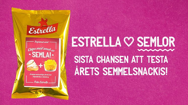 På Estrellas Facebook och Instagram pågår nu en utlottning om de sista påsarna. 