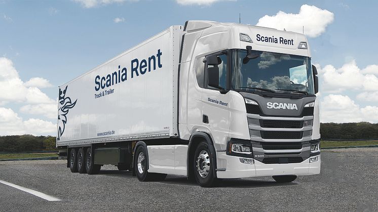 Scania Rent Truck & Trailer bietet in Deutschland mehr als 2.000 Einheiten zur Miete an.