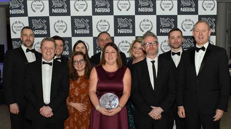 Smurfit Kappas sterke posisjon innen bærekraft resulterte i prisdryss på Nestlé Supplier Awards-prisutdelingen