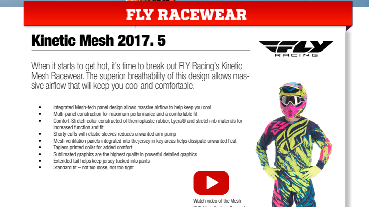 Fly Kinetic Mesh 2017.5
