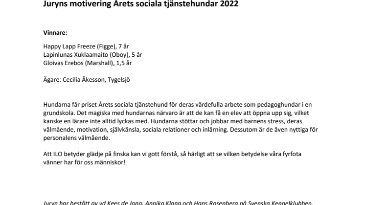 Juryns motivering Årets sociala tjänstehund 2022.pdf