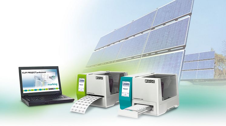 Professionel og enkel mærkning af fotovoltaiske installationer