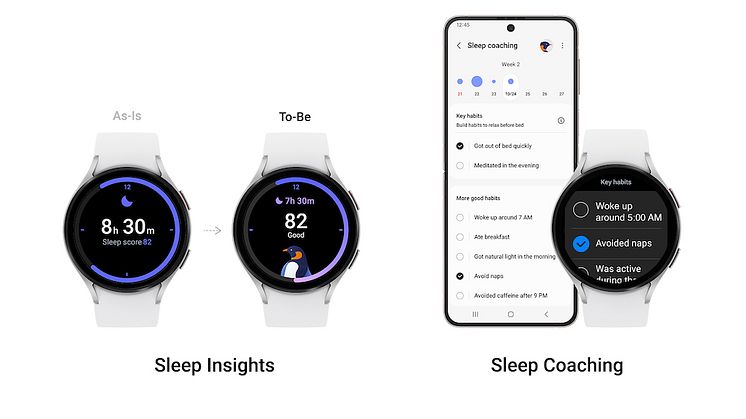 Galaxy Watch5 series_One UI 5 Watch_sleep