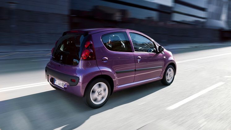 Nya Peugeot 107 : modernare och fräckare !