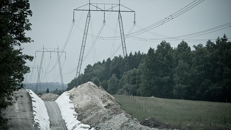 Sydvästlänken – tryggad elförsörjning i södra Sverige med Scanlasers hjälp