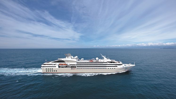 Ponant's newest ship, Le Lyrial.©PONANT-Philip Plisson