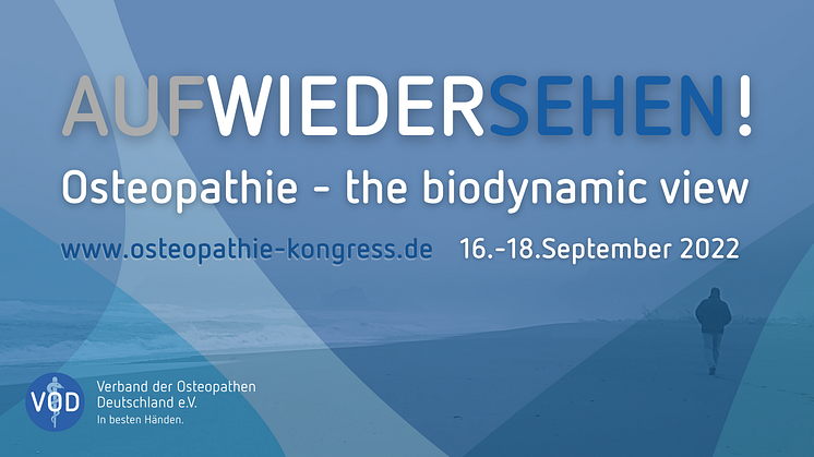 Großer internationaler Osteopathie-Kongress in Bad Nauheim / VOD: 450 Osteopathen vom 16.-18. September im Hotel „Dolce by Wyndham“