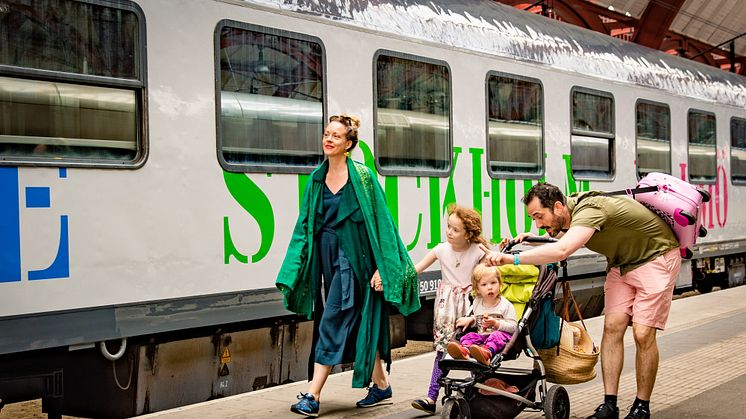 I år kan du för första gången åka direkt från Sverige till Österrike med Snälltåget under sommarsemestern. Foto: Snälltåget