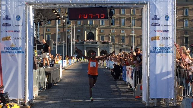 Musse vann Stockholm Halvmarathon