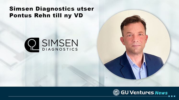 Simsen Diagnostics utser Pontus Rehn till ny VD