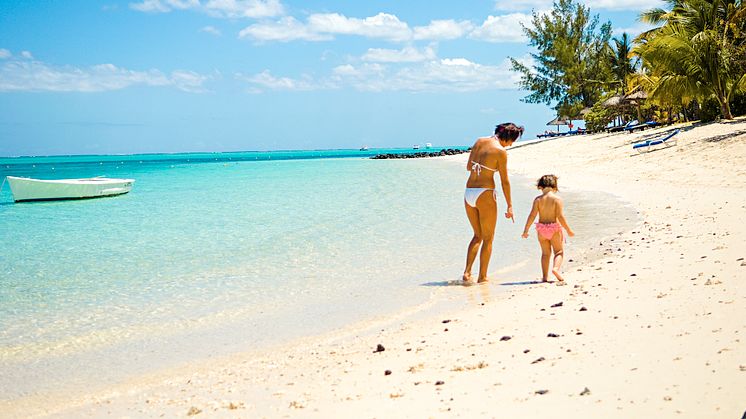 Mauritius on suosittu lomakohde myös lapsiperheiden keskuudessa