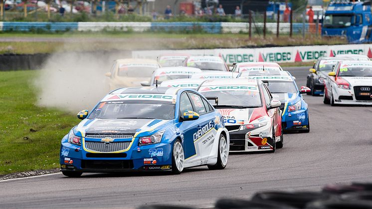 Action när STCC avgjordes på Mantorp Park