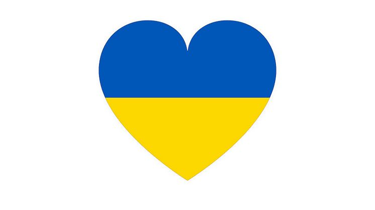 Ett hjärta till Ukrainas folk