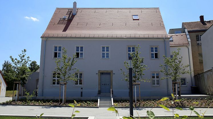 Ringelnatz-Geburtshaus in Wurzen - Innenhof