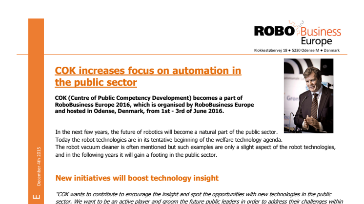 COK increases focus on automation in the public sector
