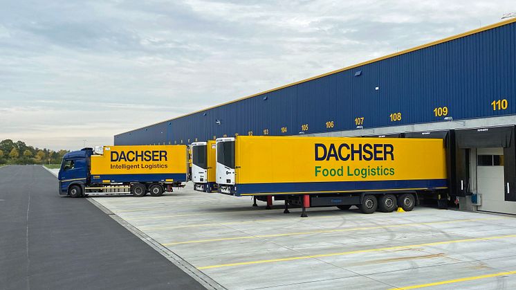 The Schleswig-Holstein logistics center handles industrial goods and food.