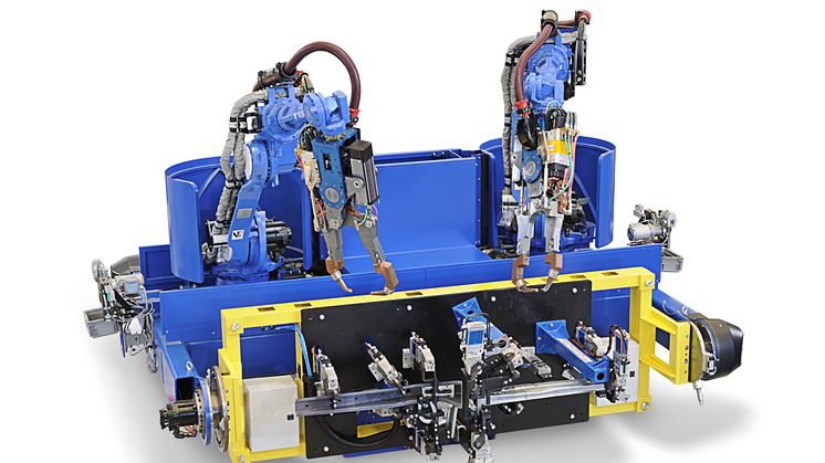 Yaskawa introducerar nya produkter för punktsvetsning med robot.