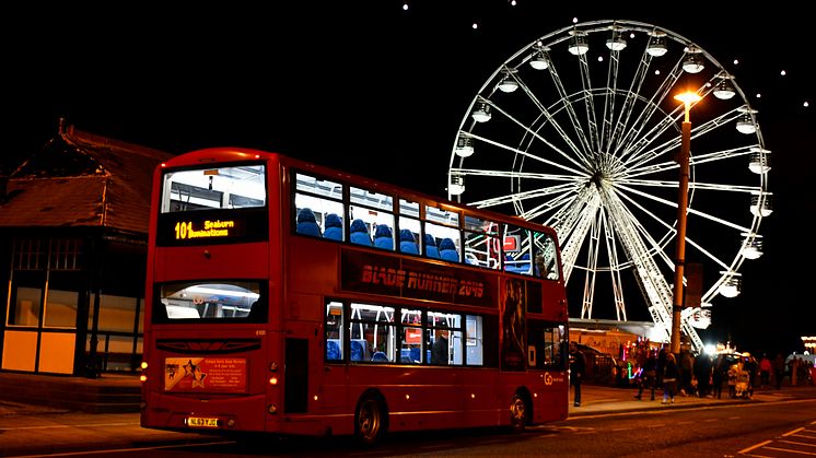 The 101 provided a park and ride service for the Sunderland Illuminations