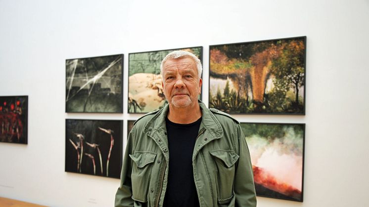 Museum der bildenden Künste Leipzig: Ludwig Rauch in seiner Ausstellung "Porträt und Abstraktion" - Foto: Andreas Schmidt