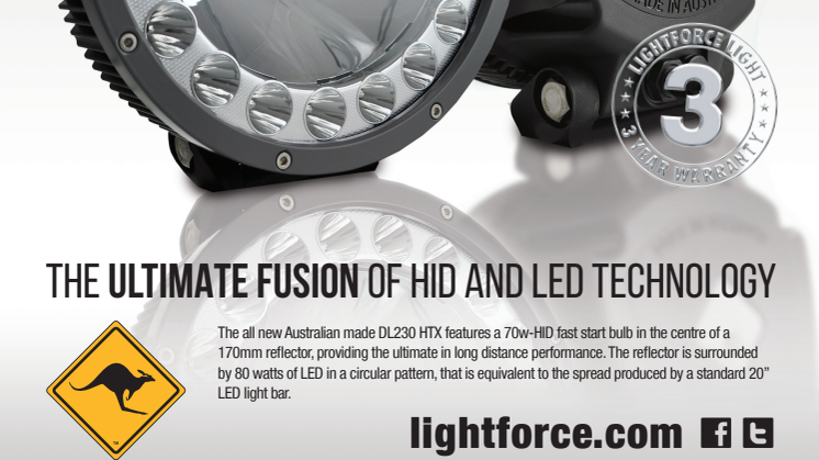 Lightforce DL230 HTX faktablad