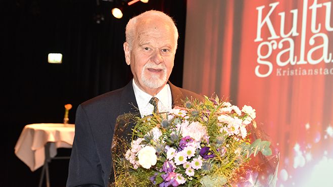 Kristianstads kommuns kulturpristagare Björn Flygare. Foto: Mattias Roos