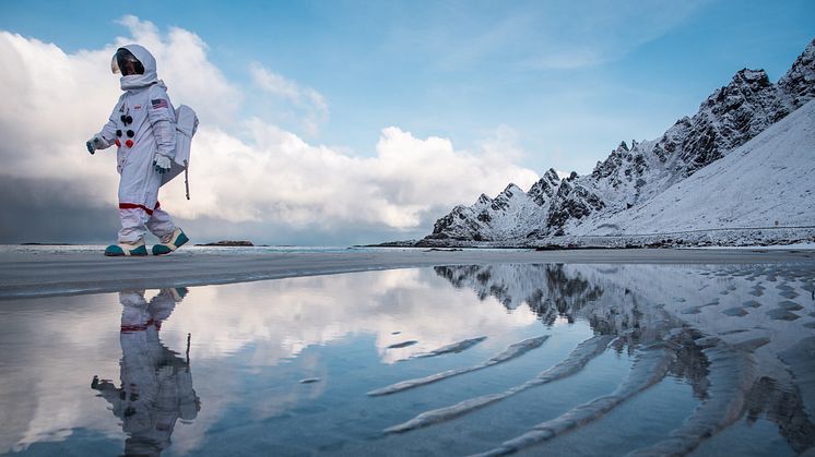 Space oddity at Andøya, Vesterålen. Photo: Andøya Space