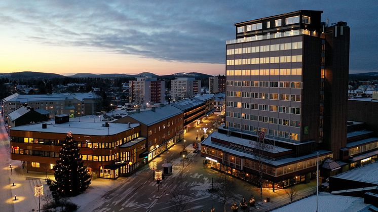 Gågatan i Boden foto Bodens kommun/KOMM