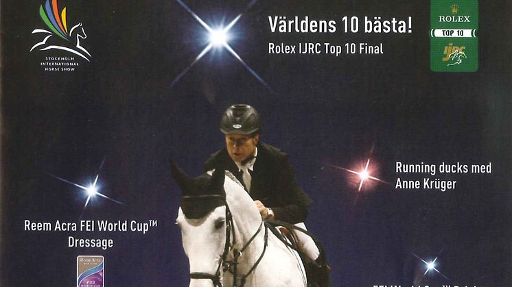 Ross levererar hopphinder till Stockholm International Horse Show 2013!