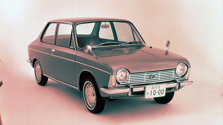 Boxer-motorn lanserades 1966 i Subaru 1000