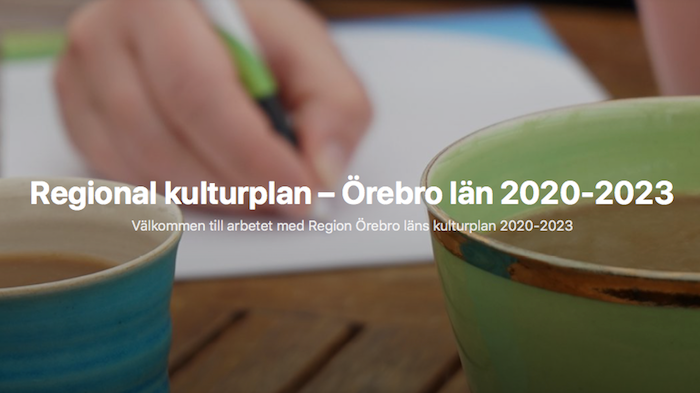 Dialogmöte i Lindesberg inför regional kulturplan 2020-2023
