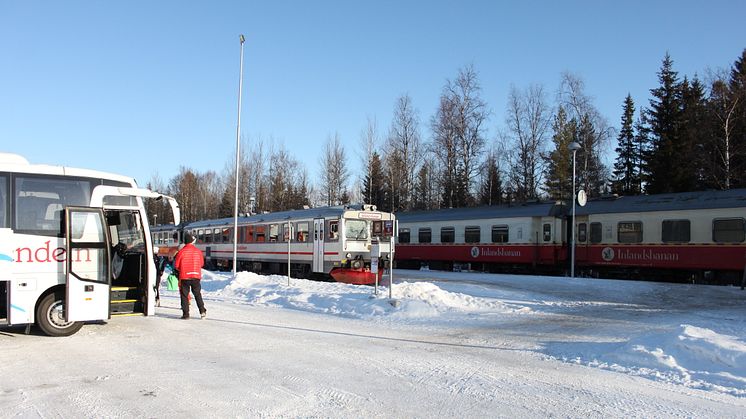 Snälltåget, Snötåget och Snöpendeln i Röjan