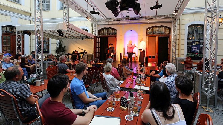 Auftritt der academixer im Innenhof des Paulaner-Palais - Foto: André Kempner