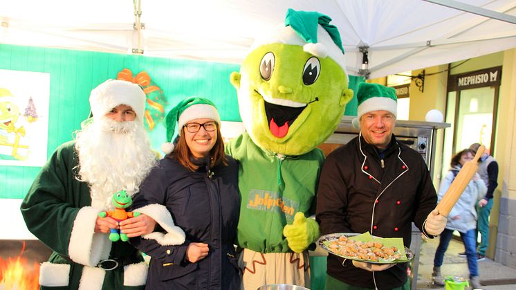  Jolinchenverkauf auf Leipziger Weihnachtsmarkt – Einnahmen werden komplett an das Kinderhospiz Bärenherz gespendet 