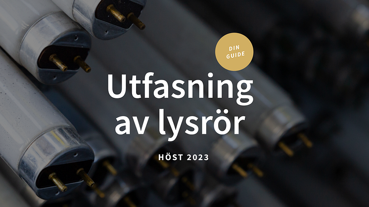 Utfasning av lysrör 2023