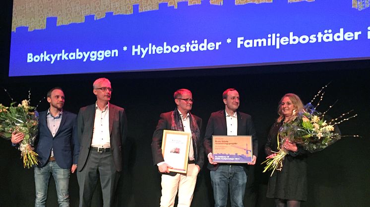 Priset för Årets bästa renoveringsprojekt går till Botkyrkabyggen