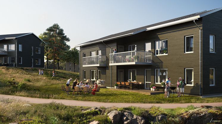 Slutsålt i Riksbyggens första etapp på Hammarö – snart dags för etapp 2