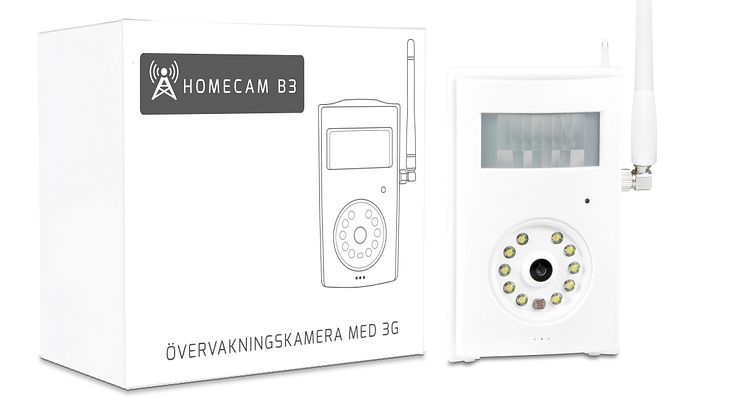 Uppgraderat kameralarm med 3G och HD-upplösning